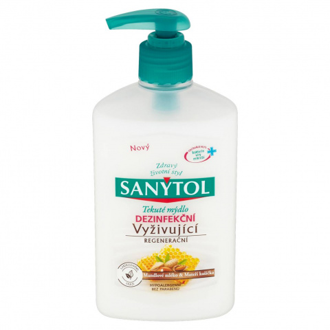 Sanytol dezinfekční mýdlo 250ml regenerační vyživující